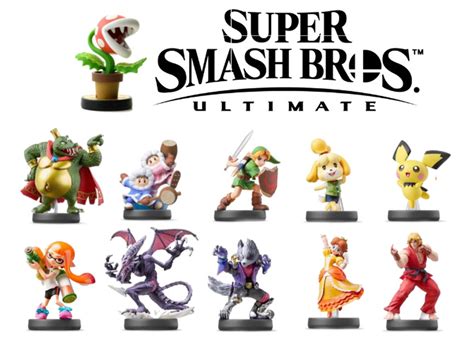 super Smash Bros. ultimate amiibos